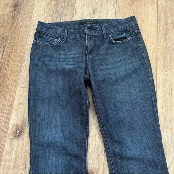 Joe's Jeans Women's Dark Wash Mid-Rise Bootcut Denim Jeans Size 29 GUC - Picture 3 of 11
